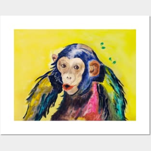 chimpanzee Posters and Art